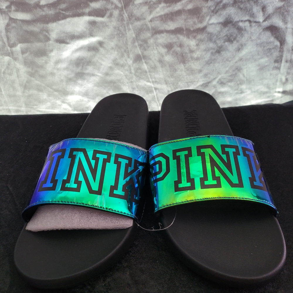 Victoria's Secret Iridescent Slide Sandals